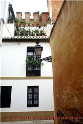 Calle de la Judera. Barrio Santa Cruz. Sevilla.