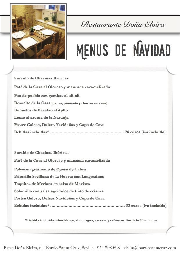 Men� de Navidad en Sevilla