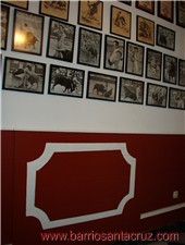 Fotografias de Toreros - Restaurante Santa Cruz -Sevilla